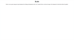 Desktop Screenshot of kodo.com